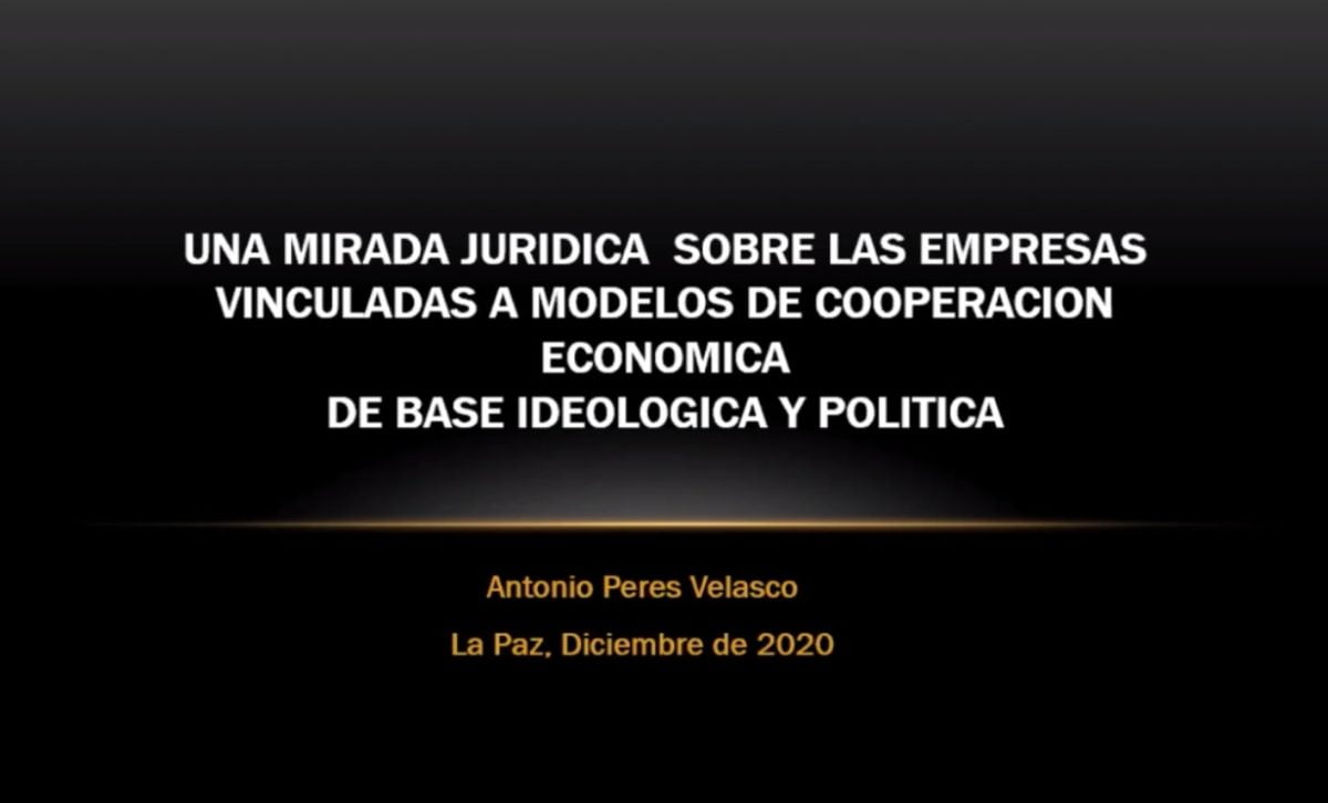 Una mirada juridica sobre las empresas vinculadas a modelos de cooperacion economica de base ideologica y politica por Antonio Peres Velasco scaled
